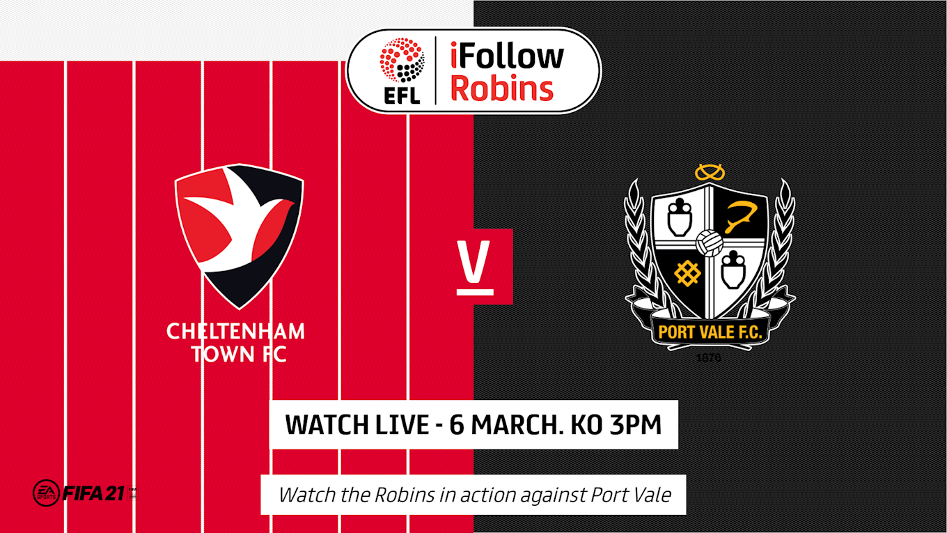 Preview: Port Vale - News - Cheltenham Town FC