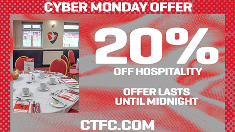 Cyber Monday: Get 20% off all hospitality until midnight